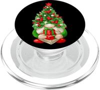 Cute Christmas Tree GNOME with Xmas Gifts - Funny Holiday PopSockets PopGrip para MagSafe