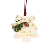 Cute Christmas Tree Paper Ornaments - Hanging Holiday Accessories | Decorative Pendant with Easy Display Functions, Indoor Wall Keywords, Window Bedroom Living Room Office Patio Rear View Mirror Seaso