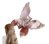 Cute Claw Clips - Butterfly Women's Fixed Long Hair Claw Clip, Butterfly Claw Clip, Butterfly Design Hair Styling Tool For Night Out, Daily Use, And Dating