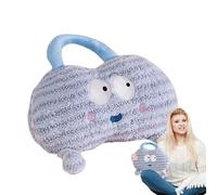 Cute Cloud Hot Water Bottle - Plush Hand Foot Warmer, Hot Water Pack with Handle - Water Bag Plush Pillow, Hand Warmer Hot Water Bottle - Cute Cloud Design, Plush Hot Compress Bag - Water Bottle for N