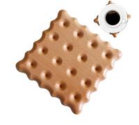 Cute Coasters - Wooden Drink Pads, Portable Table Tool with Firm Hold, Ergonomic Dining Accessory with Smooth Fit, Utility Device Practical Styling, Coasters for Coffee, Tea