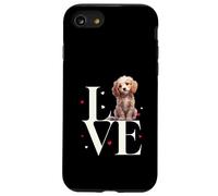 Cute Cockapoo Doodle Love Hearts Valentine's Day Dog Lover Carcasa para iPhone SE (2020) / 7/8