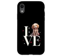 Cute Cockapoo Doodle Love Hearts Valentine's Day Dog Lover Carcasa para iPhone XR