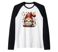 Cute Coffee Graphic For Women Funny GNOME But Coffee First Camiseta Manga Raglan