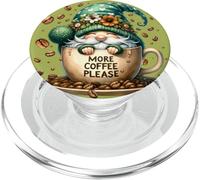 Cute Coffee Must Haves For GNOME Lovers More Coffee Saying PopSockets PopGrip para MagSafe