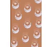 Cute Coffee Notebook - Aesthetic Latte Art Journal | 6 x 9 Ruled Notebook for Daily Notes, School & Work: 80 Ruled Pages • Cozy Café Vibe Cover • Perfect for Coffee Lovers, Students & Journaling