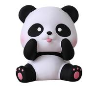 Cute Coin Bank - Panda Shape Kids Saving | Quick Retrieval Wide-Opening Ornament For Children Students Teens Boys Girls Bedroom Living Room, Money Box Animal Jar Nursery Desk Decoration Set