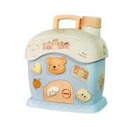 Cute Coin Box - 5.31x5.71x3.54 Inches House Money Bank, House Moneyy Bank, Housee Coin Savingg Jar with Key, Storage Money Boxes For Saving Moneyy, Saving Pot For Table and Decoration