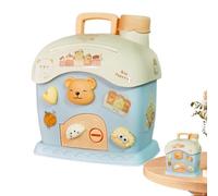 Cute Coin Box - House Shpae Large Bank With Key,Saving Pot For Room Decoration, Money Saving Boys Girls, Table Decorcoin Has A Capacity, Ensuring The S