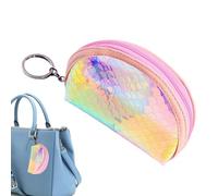 Cute Coin Purse, Change Coins Wallet for Women, Keychain Wallets with Credit Card Holder, Portable Storage Bag, 1 Piece Ideal for Girls Stylish Compact Accessory, 12x8.5x4cm