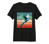 Cute Colorful Quetzal Realistic Cute Quetzal Bird Lover Camiseta Premium