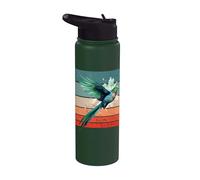 Cute Colorful Quetzal Realistic Cute Quetzal Bird Lover Stainless Steel Insulated Water Bottle