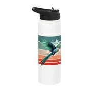 Cute Colorful Quetzal Realistic Cute Quetzal Bird Lover Stainless Steel Insulated Water Bottle