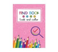 Cute Coloring Book Cartoon Character Activity Book Creative Compact Color Toy, 28,5 x 21 cm/11,22 x 8,27 pulgadas, Look and Find Fun for Boys and Girls, Beach, Library, Home Entertainment
