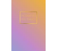 Cute & Colourful 100 Page Lined Journal: 'It's okay to feel things'