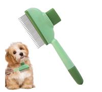 Cute Comb Dogs, Two Length Metal Teeth Knots & Matted Hair Removal, Gentle Deseeding Grooming Tool for Short, Long Haired Breeds, Pet Hair Care Supplies, Sturdy Grip