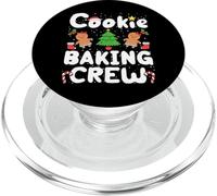 Cute Cookie Baking Crew Family Christmas Gingerbread Team PopSockets PopGrip para MagSafe