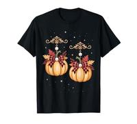 Cute Coquette Bow Pumpkin Fall Harvest Thanksgiving Camiseta