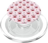 Cute Coquette Cherry Ribbon PopSockets PopGrip para MagSafe
