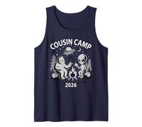 Cute Cousin Camp 2026 Alien Bigfoot Family Cruise Tripulation Camiseta sin Mangas