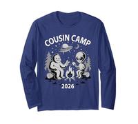 Cute Cousin Camp 2026 Alien Bigfoot Family Cruise Tripulation Manga Larga