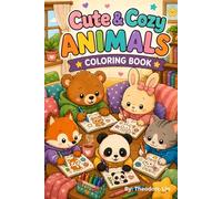 Cute & Cozy Animals: A Fun and Relaxing Coloring Book: Adorable Animal Friends Enjoying Cozy Activities, Sweet Treats, Hobbies, and Relaxing Moments - Perfect for Gifts, Party Favors, and Travel Fun