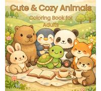 Cute & Cozy Animals - Coloring Book for Adults: Original Illustrations, Cozy Moments, and Relaxing Art to Color