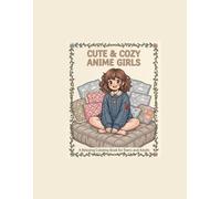 Cute & Cozy Anime Girls: A Relaxing Coloring Book for Teens and Adults