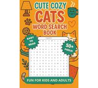 Cute Cozy Cats Word Search: Over 50 Adorable Cat-Themed Word Search Puzzles for Relaxing Fun for Kids & Adults