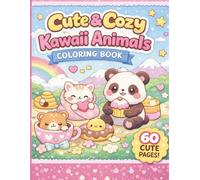 Cute Cozy Coloring Book for Stress Relief