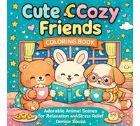 CUTE COZY FRIENDS: Adorable Animal Scenes for Relaxation & Stress Relief