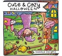 Cute & Cozy Halloween Colouring Book: Relax & unwind with the cutest Halloween characters!