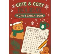 Cute & Cozy Holiday Word Search Book: A Riddle & Relax Puzzle Collection for Kids, Teens & Adults (KatyMac Activity Books)