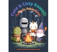 Cute & Cozy Kawaii: Fantasy Adventures: 50 Chibi and Adorable Quest Companions to Color (Cute & Cozy Kawaii Coloring)