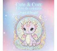 Cute & Cozy - Sogni di Draghi: Libro da colorare per bambini con piccoli draghi, castelli e tesori (Cute & Cozy - Libri da colorare)
