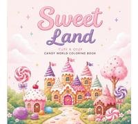 Cute & Cozy Sweet Treats Coloring Book for Adults and Teens: Whimsical Storybook Scenes, Adorable Dessert Friends & Relaxing Coloring Pages