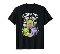 Cute Creepy Cute Crew Halloween Monster Kawaii Squad Camiseta