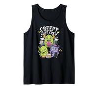 Cute Creepy Cute Crew Halloween Monster Kawaii Squad Camiseta sin Mangas