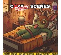 Cute Crime Scenes Coloring Book For Adults And Teens Featuring Comfy Creepy Characters - Cozy Moments For Relaxation: Relaxing Kawaii Murder Mystery Coloring Pages For Stress Relief and Fun