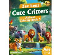 Cute Critters: Jungle Animal Coloring Adventure Book (coloring book)