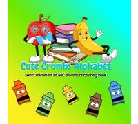 Cute Crumbs Alphabet: ABC adventures Coloring book