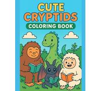 cute cryptids coloring book