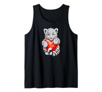 Cute Cub Bengal Tiger Design Growling Wild Animal Camiseta sin Mangas