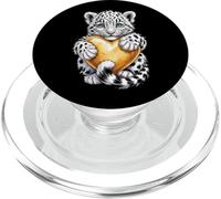 Cute Cub Bengal Tiger Design Growling Wild Animal PopSockets PopGrip para MagSafe