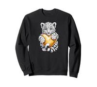 Cute Cub Bengal Tiger Design Growling Wild Animal Sudadera