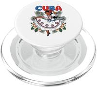 Cute Cuban Girl Cuba Traditional Dance Flowers Latina PopSockets PopGrip para MagSafe