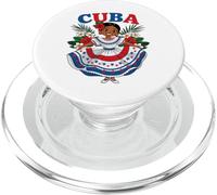 Cute Cuban Girl Cuba Traditional Dance Flowers Latina PopSockets PopGrip para MagSafe