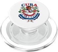 Cute Cuban Girl Cuba Traditional Dance Flowers Latina PopSockets PopGrip para MagSafe