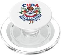 Cute Cuban Girl Cuba Traditional Dance Flowers Latina PopSockets PopGrip para MagSafe