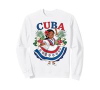 Cute Cuban Girl Cuba Traditional Dance Flowers Latina Sudadera